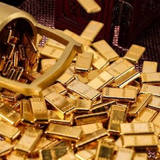 Deko Goldbarren Mini Gold Bar