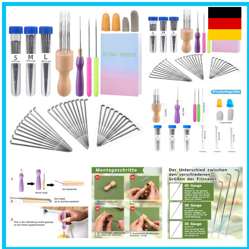 Filznadeln set für anfänger - für,