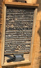 Bleischrift englische Schreibschrift 24+36° Handsatz Bleisatz Druckerei Drucken