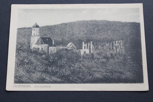 Postkarte ansicht lauterburg - s,