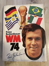 Franz Beckenbauer WM 74 Deutschland Buch  