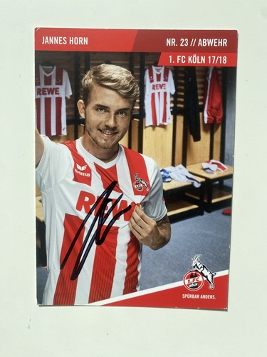 Jannes horn autogramm fc - jannes,