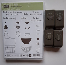 Stampin up Stempel- u. Stanzenset Gute-Laune-Korb / Früchte Obst