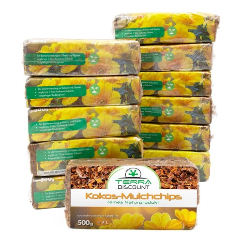 Kokos mulchchips 12x500g mulch - kokos-mulchchips,