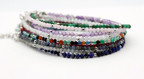 Edelstein armband armkette 925 - edelstein,