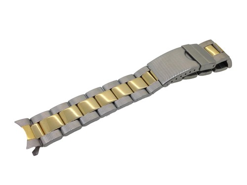 Bicolor steel bracelet with - bracelet,