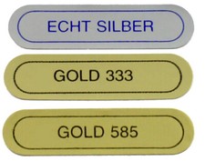 10-20-50-100 Haftetiketten -