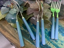 ❤ WMF 1 x Kuchengabel VITA blau  15,5 cm Neu ❤