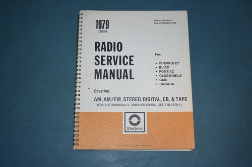 1979 delco radio service - 1979,