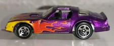 Hot Wheels Pontiac Firebird Hot Bird Bandit Flames Violett Lila Orange 77