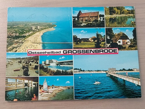 Postkarte ostseeheilbad - postkarte,