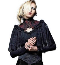 Mittelalter Steampunk Gothic Vampir Cape Umhang viktorianisch 36 38 40 42
