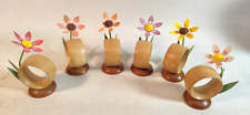 Lot Serviettenring Holzblume Ender Borstendorf Dregeno OVP Erzgebirge Blume VGA6