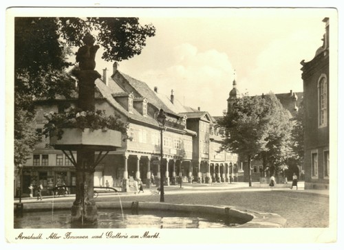Arnstadt alter brunnen - alter,