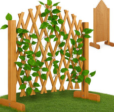 GARDEBRUK® Rankgitter Gartenzaun, bis 200 cm ausziehbar faltbar