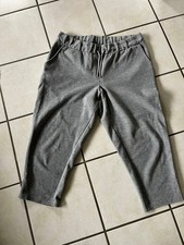 Ungetragene 3/4 Sport Gymnastik Fitness Damen Hose, Active Touch, grau, Gr.XL