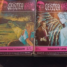 Geister-Krimi 200-249,  40 Hefte aus Sammlung. 1.Auflage, Kult von Kelter 