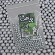 COMBAT ZONE Alu BB´s Rundkugeln 500 Stück im Zip Beutel für Softairwaffen