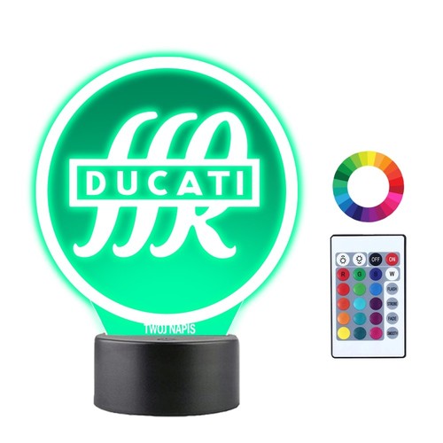 Led nachtlampe ducati - ducati, logo