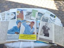alte Strickanleitungen Näh-Zeitschriften Häkelmsuter Bügelmuster DDR 
