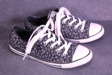 Converse All Star Dainty OX Sneaker Chucks Canvas schwarz Muster Gr. 39 BC1318