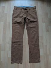 Smog Herren Hose Chino braun Größe 34 Slim Fit
