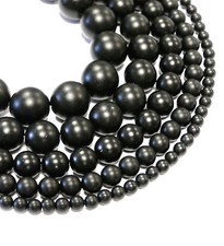 Onyx Perle Kugel matt schwarz