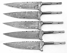 5x Damast Klingen Bayerisches Trachtenmesser klingen jagd Nicker / 5 stluck