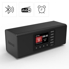 Hama DAB Digitalradio DR2002BT Schwarz UKW FM DAB+ Bluetooth Stereo Radiowecker