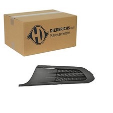 DIEDERICHS BLENDE SCHWARZ STOßSTANGE LINKS passend für VW JETTA ohne NSW