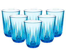 APS Trinkbecher 6er Set -CRYSTAL- Tritan Mehrwegbecher, hochwertiges Trinkglas