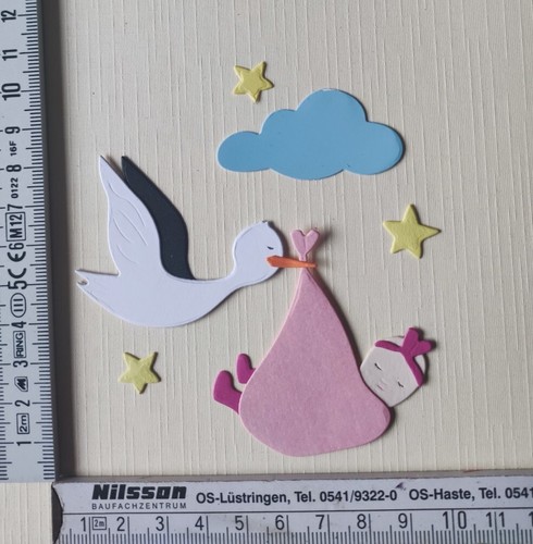 Klapperstorch mit baby - 2, sets