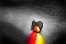 Kellermann Bullet Atto DF Rück-Bremslicht Blinker schwarz Glas 3in1 LED Mini