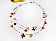 Bernstein kette 43cm sommer - kette,