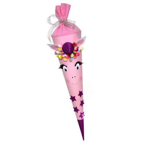 Schultüte bastelset einhorn - schultüte,