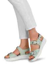 Vamos Sandale Sandalette Bequeme Damen Schuhe Leder 10 44,5 Weite M