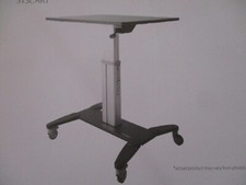 StarTech Mobiler Sitz-/Steh-Arbeitsplatz mit 80cm Arbeitsfläche STSCART-