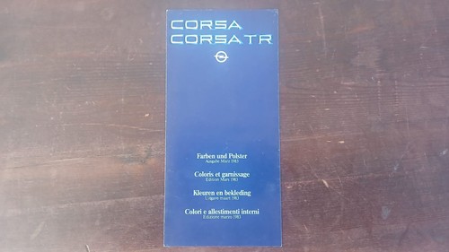 Autoprospekt opel corsa - opel-corsa, und