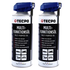 2x TECPO MULTIFUNKTIONSÖL 400 ml MULTI-ÖL KRIECHÖL ROSTLÖSER SCHMIERMITTEL SPRAY