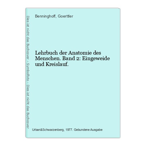 Lehrbuch der anatomie - der, des