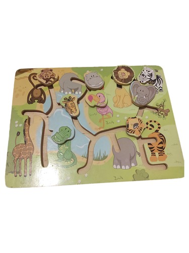 Holz schiebepuzzle safari - holz,