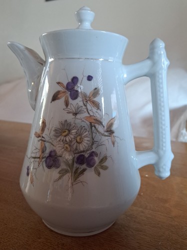 Antike kaffeekanne stabhenkel - kaffeekanne,