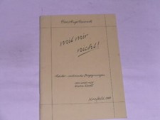 Hanrath, Hans Hugo:mit mir nicht!heiter-satirische Begegnungen von und mit Herrn