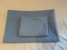 H&M Home Bettwäscheset Einzelbett hellblau Standardgröße 135 x 200 / 80 x 80 cm