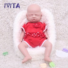 19" Full Silicone Reborn Baby Girl Doll Cute Real Lifelike for Doll Collectors