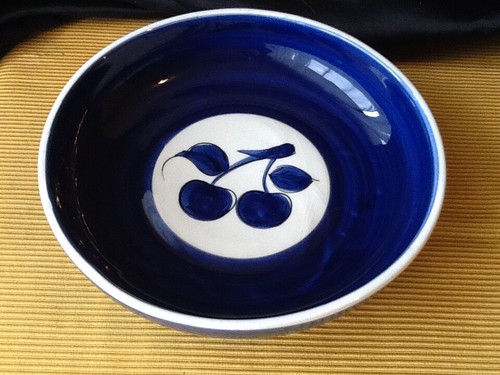 Spanische keramik schale blau - spanische,