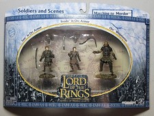„Marching to Mordor", Herr der Ringe: 3 Figuren von Play Along, tolle Packung 