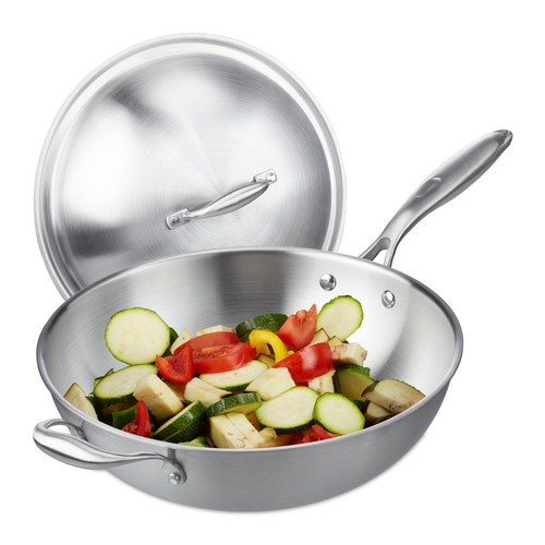 Wok wokpfanne edelstahlpfanne - wokpfanne,