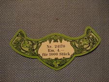 altes Etikett Label