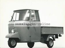 PIAGGIO P 401 Ape Pritschenwagen Foto Photograph Photo Werkfoto Fotografie Auto